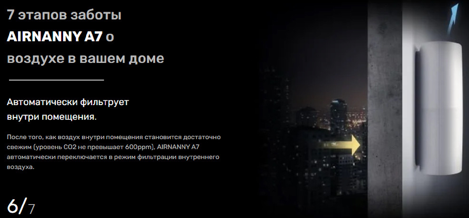 Проветриватель с нагревом Airnanny A7 Forever